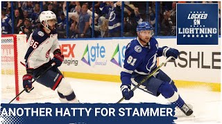 Stamkos wows again with a hat-trick. Bolts pull off the 5-2 win vs. CBJ