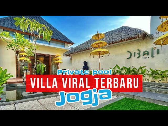 LAGI VIRAL! VILLA DI JOGJA NUANSA BALI | Private Pool | dekat Malioboro u0026 pusat kota Yogyakarta class=