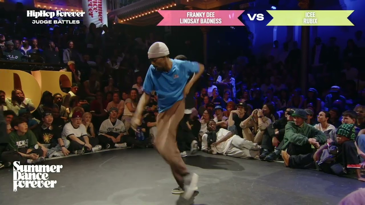 Фрэнки Ди и Линдси Бэднесс против Айси и Рубикса. Судейская битва Hiphop Forever | Summer Dance F...