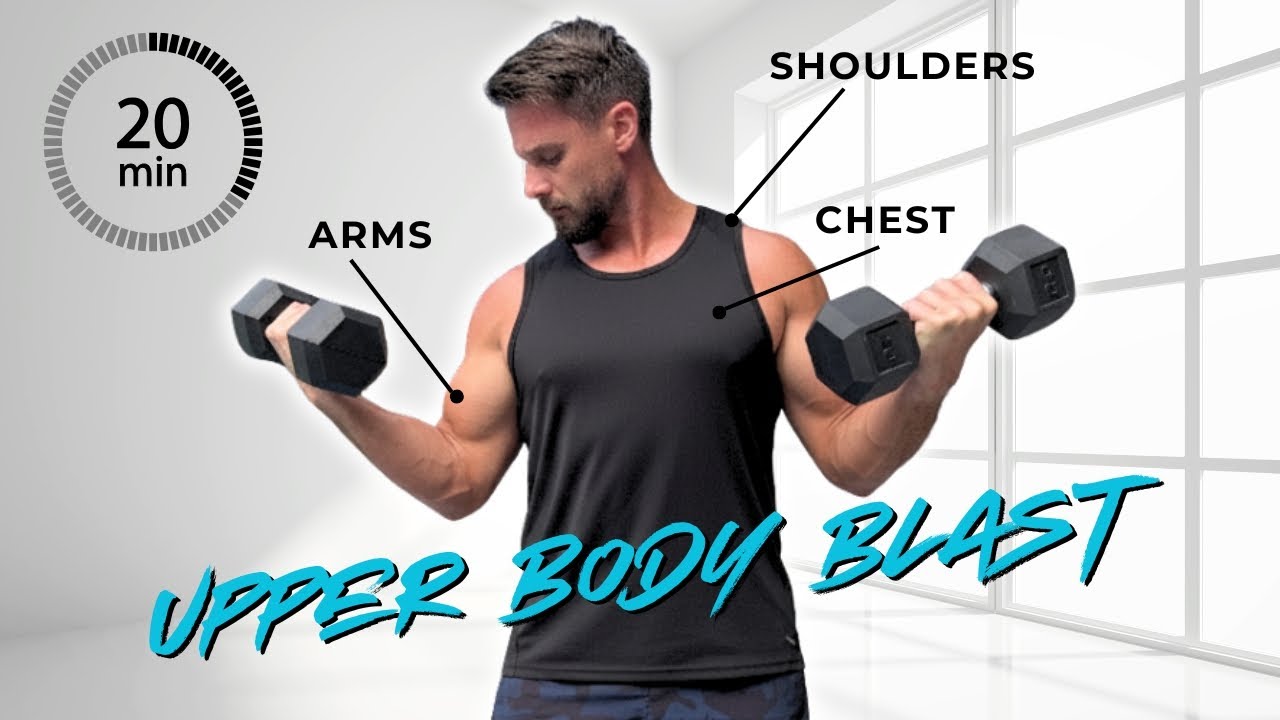 20 Min Full Upper Body Dumbbell Workout | Tone, Sculpt, & Build - YouTube