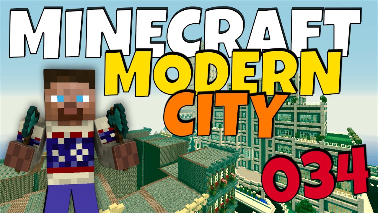 How to Build a Modern City in Minecraft - Episode 34 - YouTube