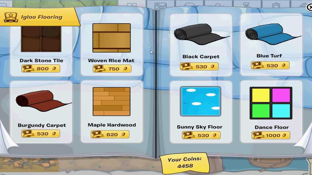 Club Penguin Updated March 2014 Furniture & Igloo Catalog Cheats YouTube