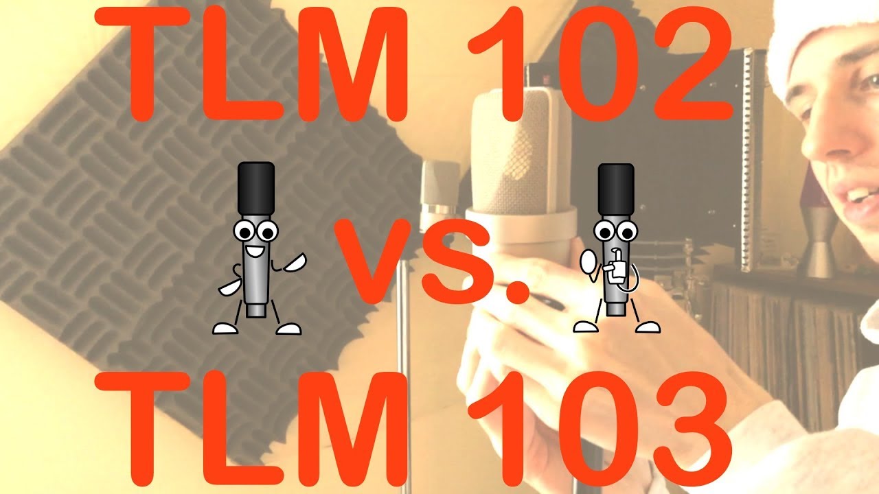 Microphone Comparison Neumann Tlm 102 Vs 103 Rap Vocal Hip Hop Youtube