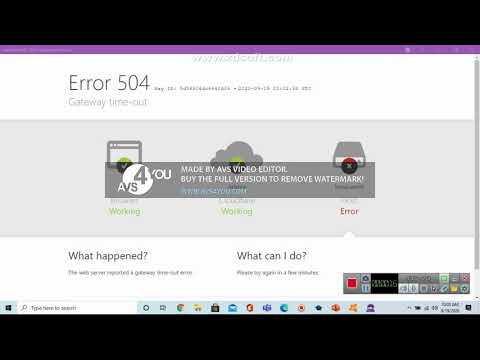 BonziWORLD Error 504 Gateway time out