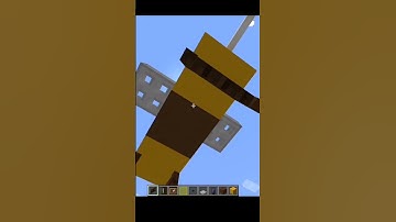 Giant Bee 🐝 Build Hack in Minecraft #shorts