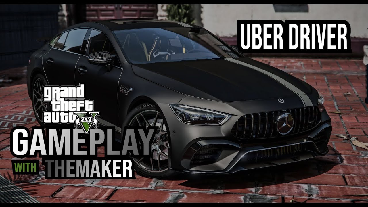 GTA V Real Life Mods, lets go to work as an UBER DRIVER - YouTube