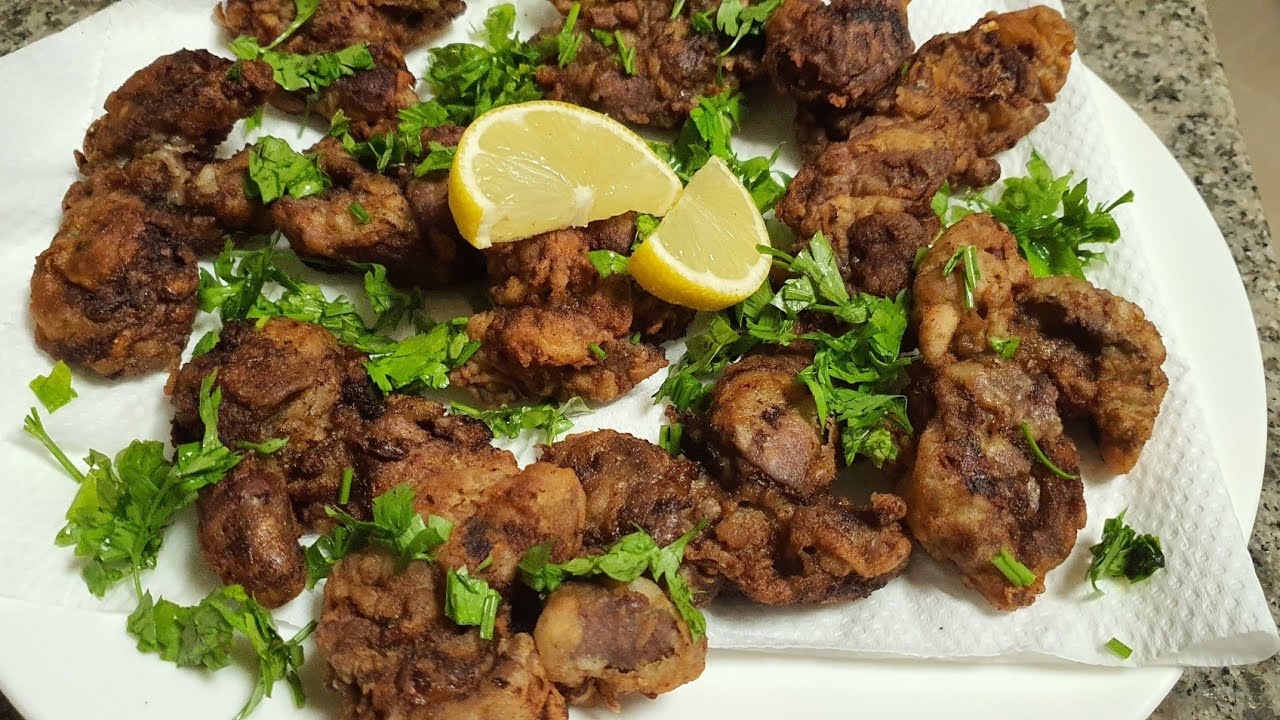 Fry Chicken Liver Egyptian Recipe كبده دجاج مقليه YouTube