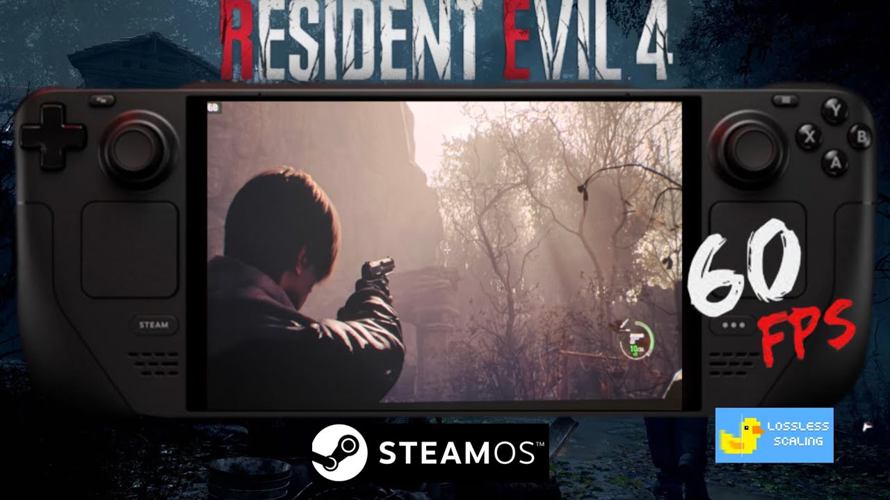 RESIDENT EVIL 4 Remake- STEAM DECK - 60 FPS - Configuración/ LSFG