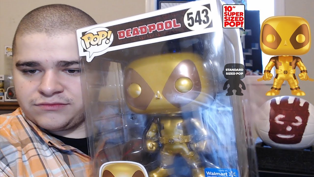 Giant 10' Golden Deadpool Pop Walmart Exclusive! | Biggest Golden Pop In The World?