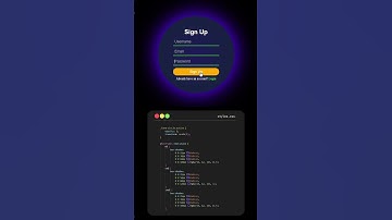 How to Create a Neon Login Form in HTML | DCodeNinja #coding