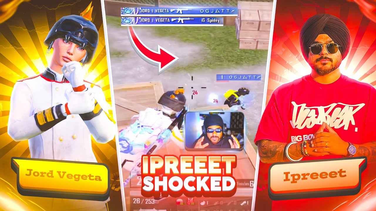 JORD VEGETA VS OG JAAT AND IG SPIDY IPREET SHOCKED AFTER SEEING THIS 1V2 😂