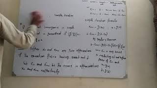 Mathematics B.course #error analysis in simple iteration method #numerical