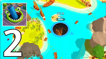 Hole I.O | Gameplay Walkthrough - Part 2 - Hole is to Much Dangerous - (Android,IOS) 