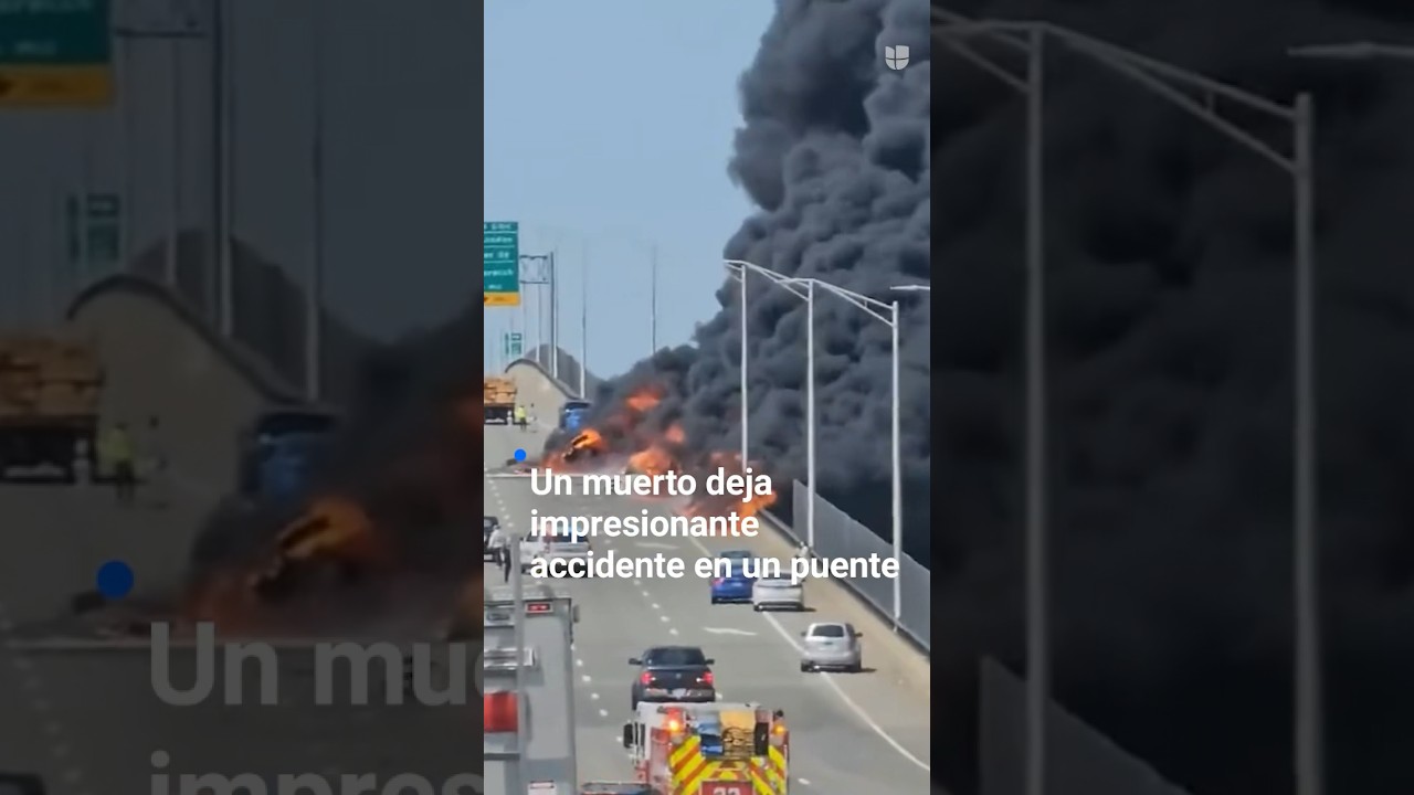 🚨 Accidente de un camión cisterna lleno de gasolina dejó un muerto