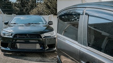 EVO X | BREATH OF FRESH AIR | WINDOW VISORS