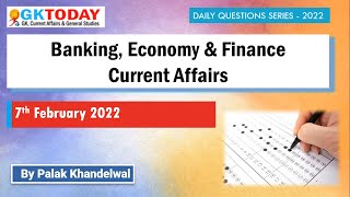 7 February 2022 | Banking Current Affairs | Economy Current Affairs by GK Today screenshot 3