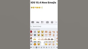 All New iOS 15.4 Emojis! #shorts