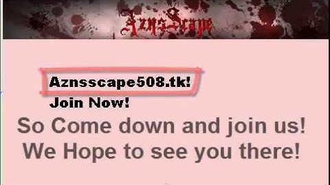 Aznsscape 508 Runescape Private Server @ Aznsscape508.tk!