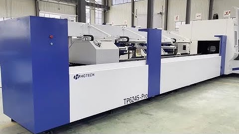 【HGSTAR】SMART Tube 6245 Pro automatic feeding fiber laser tube cutting machine demonstration video