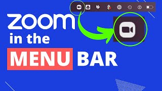 Zoom menus in your laptop Toolbar