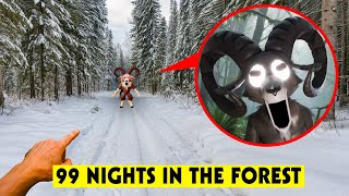 DRONE catches RAM from 99 NIGHTS IN THE FOREST in REAL LIFE!! (RAM ENTITY FULL MOVIE!)