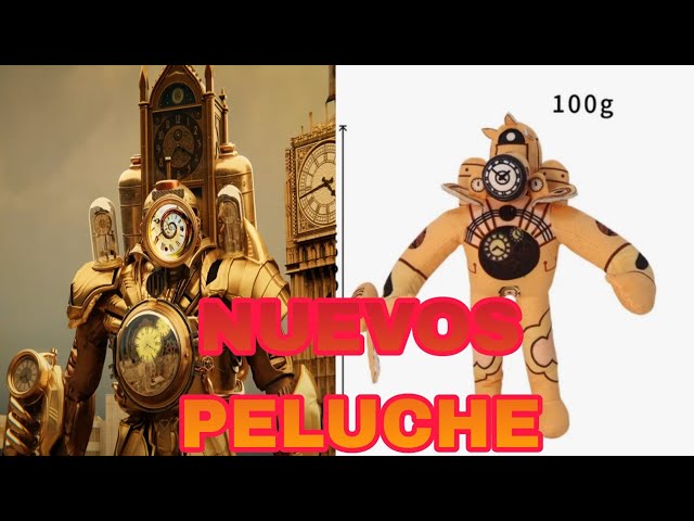 NUEVOS PELUCHE skibidi toilet multiverse clock man titan peluche COLECCION  2023 (FRAN COLECCIONISTA 