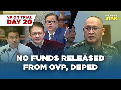 VP Trial Day 20: Boransing: No funds received, unaware certification was used to justify confi funds