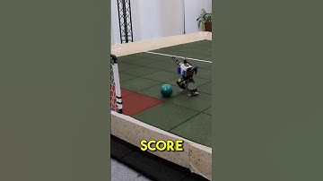AI learns to play football in real life⚽. Future of sports? #shorts #funny #ai