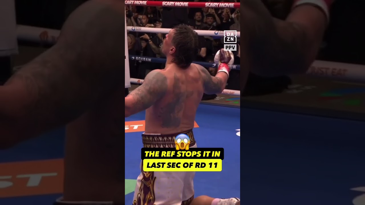 WHAT A FINISH OMG 😱 Oleksandr Usyk STOPS Rico Verhoeven with 1 second left on round 11