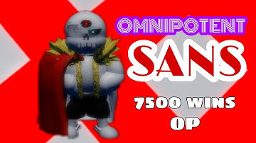 Omnipotent sans showcase Undertale judgement day