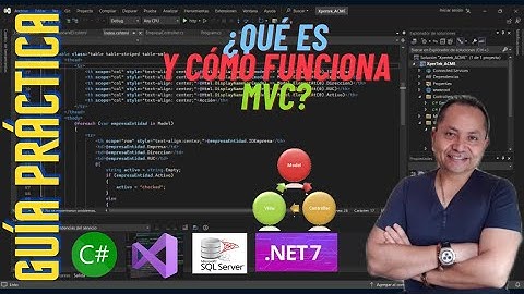 APRENDE a implementar una APLICACIÓN WEB con MVC, C# y Net Core en MS Visual Studio 2022