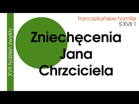 Zniechęcenia Jana Chrzciciela: S XVII 1