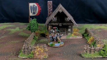 building willow fences for wargaming table