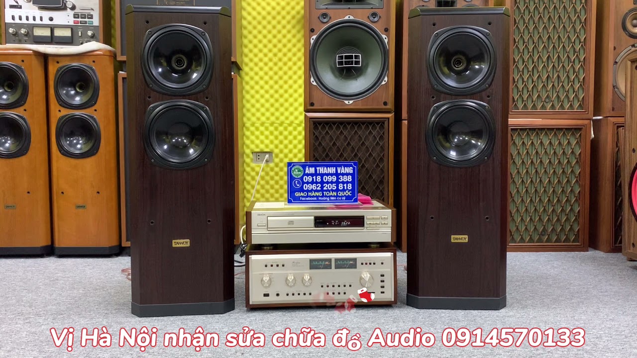 TÉT CẶP LOA TANNOY D500 TRÙNG SERI - youtube