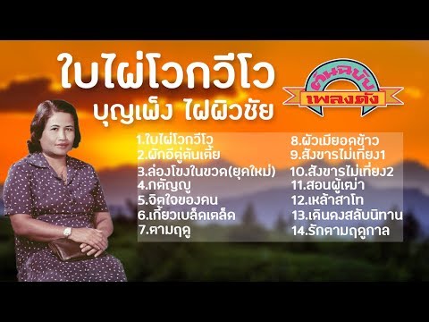 ใบไผ่โวกวีโว l บุญเพ็ง ไฝผิวชัย [ต้นฉบับเพลงดัง]