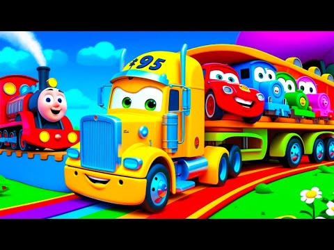 SuperCars On A Motorcycle Ride Over The Sea Along The Supper& Police Cars Bridge GTA 5