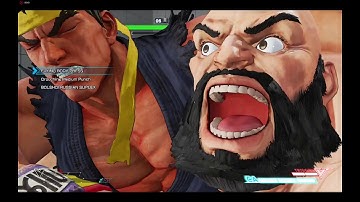 Street Fighter V -  Zangief Challenge Trials  with autohotkey