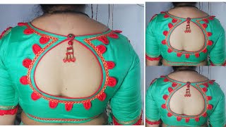 Very Beautiful  new latest back neck design easy method cutting and stitching By Parag designs