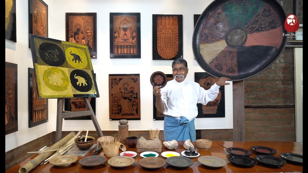 Vibrant Myanmar Lacquer Craft - Coating, Kanyit and Shwezawa