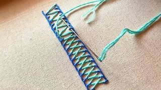 Beautiful hand embroidery designs|border design|hand embroidery stitches for Beginners