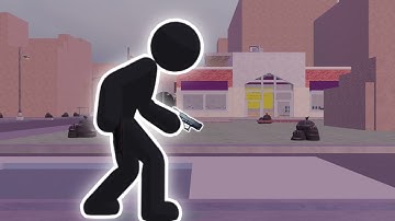 3D Stickman shooting - Blender