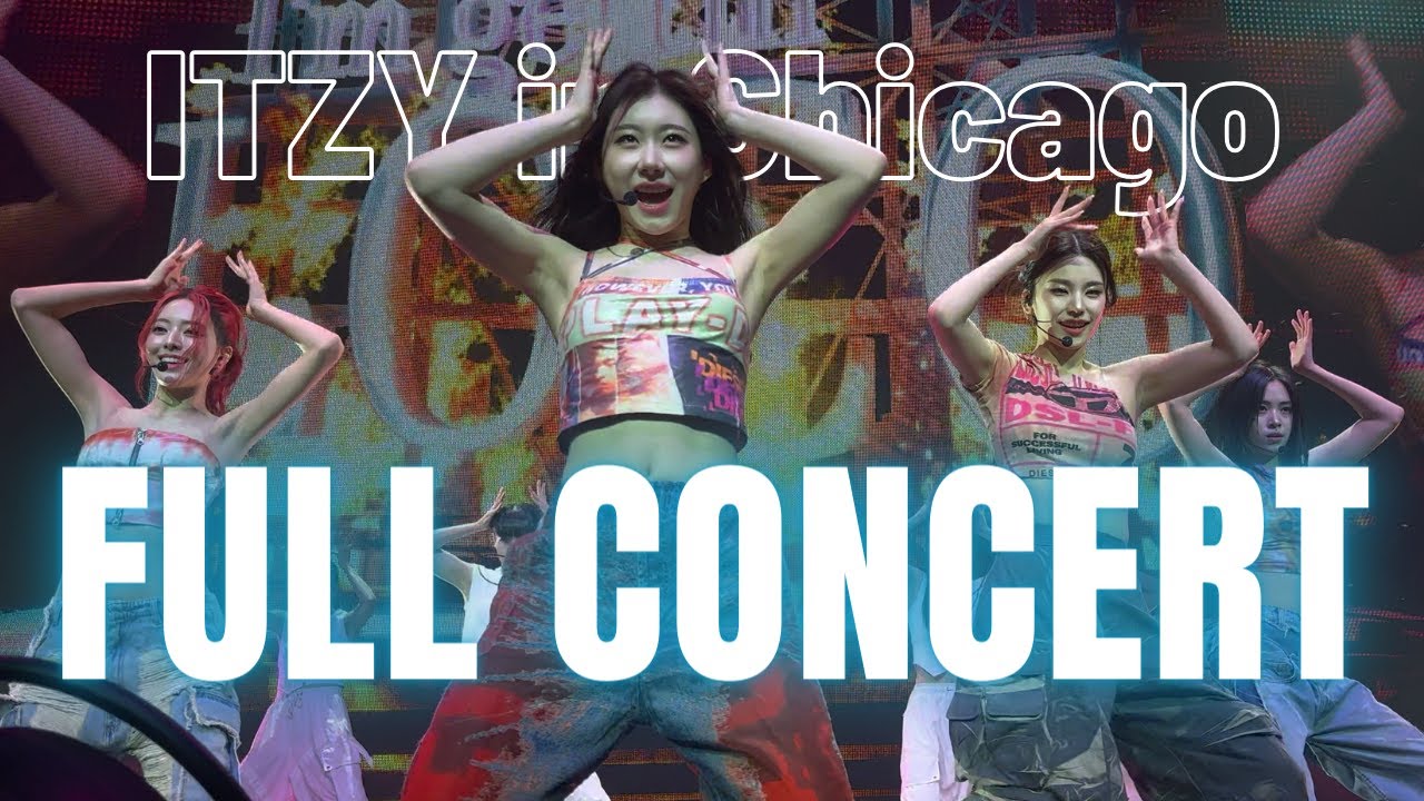 ITZY in Chicago - FULL CONCERT 4K FAN CAM: ITZY 2ND WORLD TOUR “BORN TO BE” (2024/06/26)