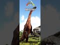 dinosaurs from ark evolved vs ark ascended