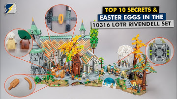 Top 10 details, secrets and Easter eggs in the LEGO 10316 The Lord of the Rings: Rivendell set