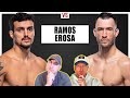 Ufc vegas 89 ricardo ramos vs julian erosa prediction bets  draftkings