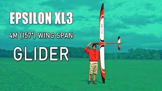 Epsilon XL3 glider 4m (157') rc glider