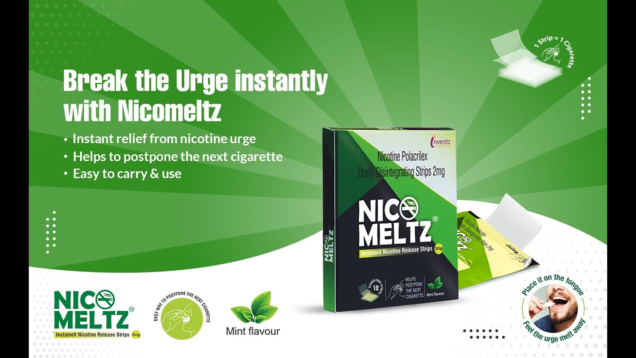 Nicomeltz -7 Pack – Instamelt Nicotine Release Strips, Mint Flavored, Sugar  Free, Quit Smoking For Good – 2mg (12 Strips)