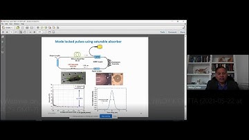 A Webinar on  MODE LOCKED FIBER LASER  by Prof  NILOY K DUTTA, Organized by IEEE MCE Hassan,