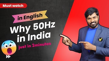 Why 50Hz in India, Why 60Hz in USA | Interview question