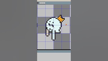 PIXEL ART Ghost - timelapse 👻 #shorts